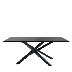 Outlet Venture Home PIAZZA Table à manger 8 personnes en bois et métal