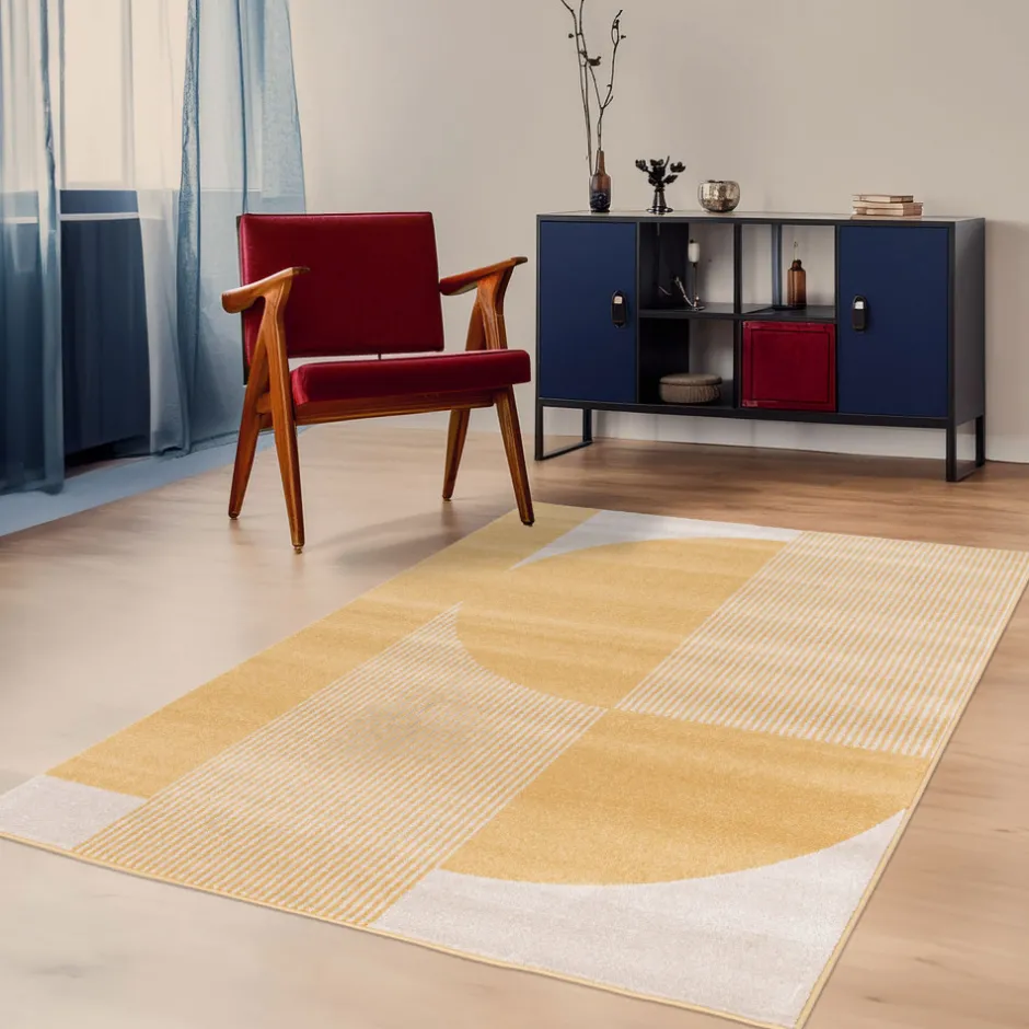New Drawer PILO Tapis à motifs géométriques arrondis