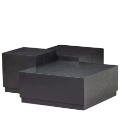 Sale Woood PIM Lot de 3 tables basses en bois