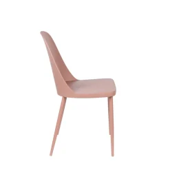 Hot No name PIP Lot de 2 chaises en résine et métal