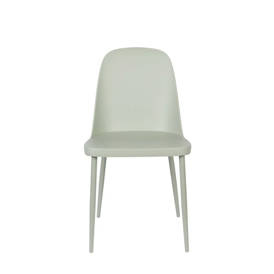 Hot No name PIP Lot de 2 chaises en résine et métal