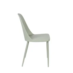 Hot No name PIP Lot de 2 chaises en résine et métal