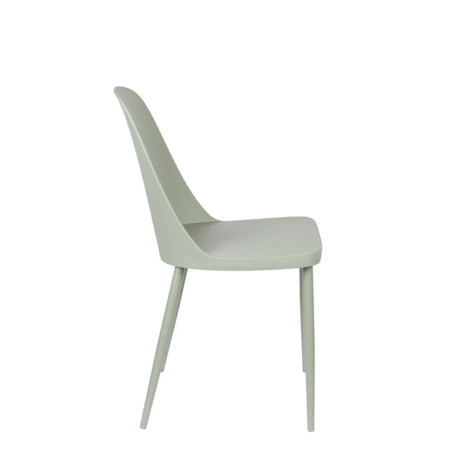 Hot No name PIP Lot de 2 chaises en résine et métal
