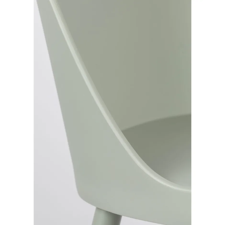 Hot No name PIP Lot de 2 chaises en résine et métal