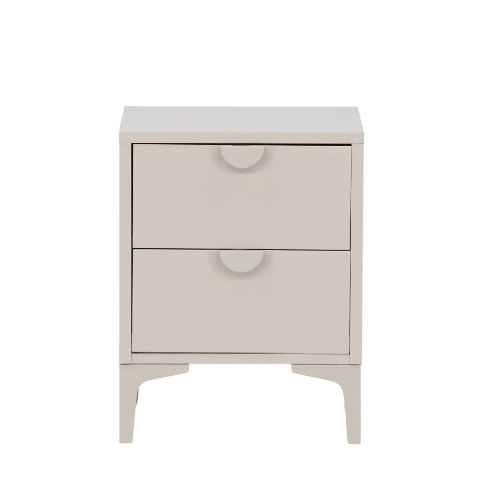 Outlet Venture Home PIRING Table de chevet 2 tiroirs en métal