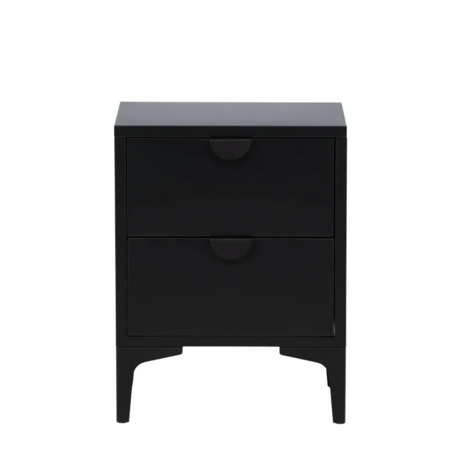Outlet Venture Home PIRING Table de chevet 2 tiroirs en métal