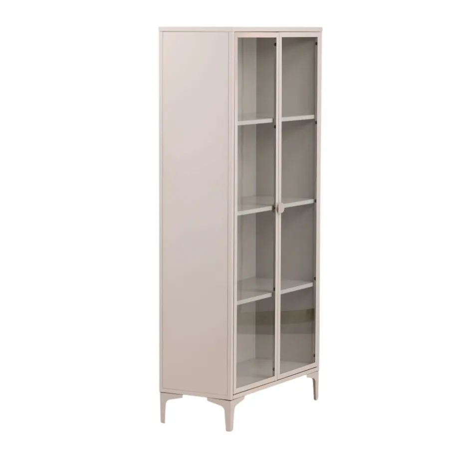 Best Venture Home PIRING Vaisselier 2 portes en verre et métal H190cm