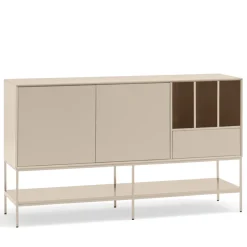 Best Teulat PLATT Buffet 2 portes en bois et métal L166 cm