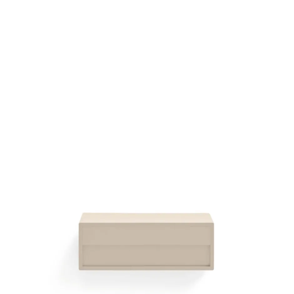 Sale Teulat PLATT Table de chevet 1 tiroir murale en bois