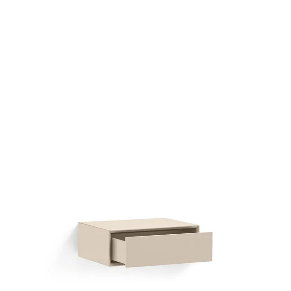Sale Teulat PLATT Table de chevet 1 tiroir murale en bois