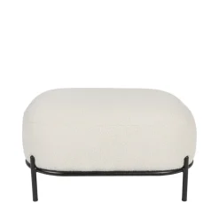 Clearance No name POLLYRepose-pieds en tissu bouclette