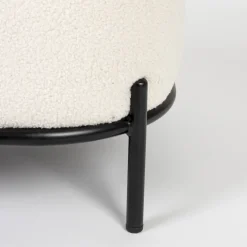Clearance No name POLLYRepose-pieds en tissu bouclette