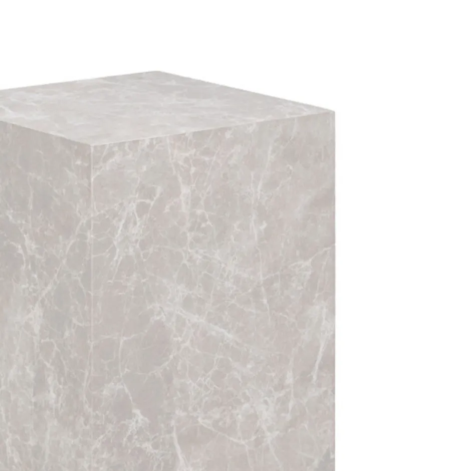 Outlet House Nordic PRAGUE Table d'appoint effet marbre