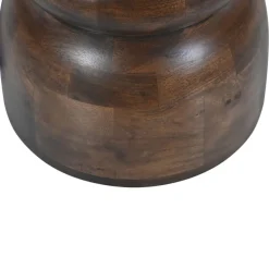 Best Drawer PULAU Table d'appoint en bois massif ø33,5cm