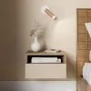 Online Drawer QUENOR Table de chevet murale 1 tiroir en bois