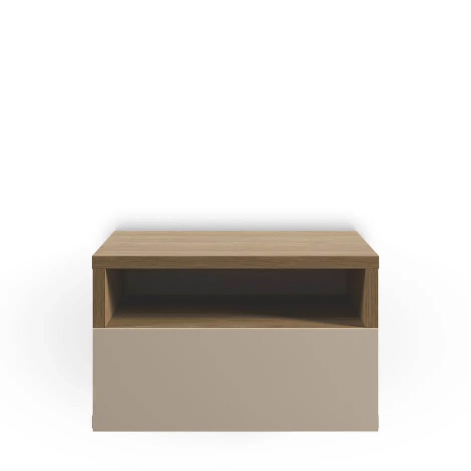 Online Drawer QUENOR Table de chevet murale 1 tiroir en bois