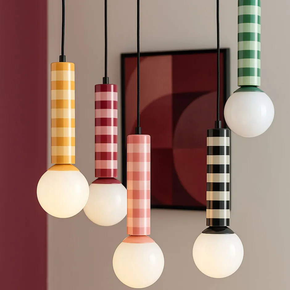 Discount Leitmotiv RAYADO Suspension à motif géométrique