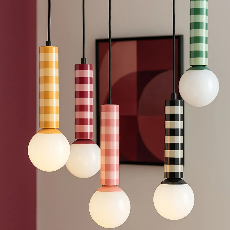 Discount Leitmotiv RAYADO Suspension à motif géométrique