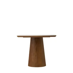 Drawer RENO Table à manger 8 personnes effet marbre et bois