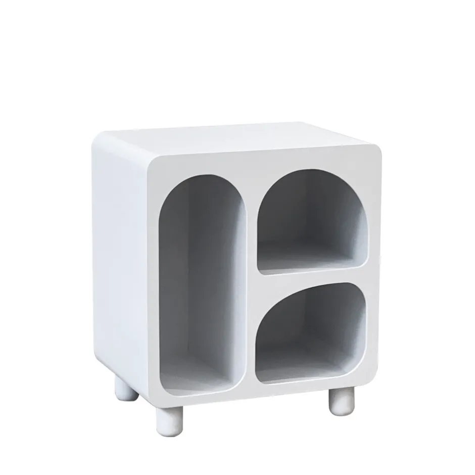 Online Drawer RICHIE Table de chevet 3 niches en bois