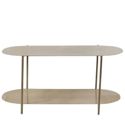 Best Drawer RILO Table basse ovale en métal 100x51cm