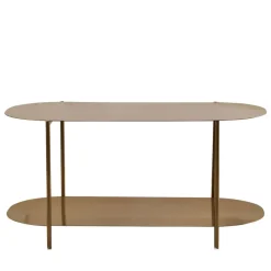Best Drawer RILO Table basse ovale en métal 100x51cm