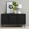 Outlet No name RINTO Buffet 3 portes en bois et métal L140cm