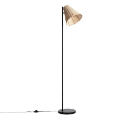 Sale Drawer RIO Lampadaire en métal avec abat-jour en rotin H151cm