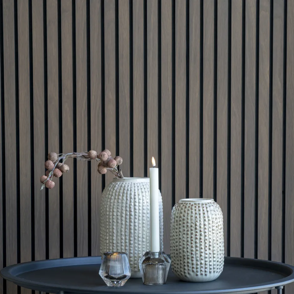 Discount House Nordic RIVAS Vase en grès H25,5cm