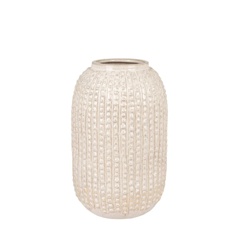 Discount House Nordic RIVAS Vase en grès H25,5cm