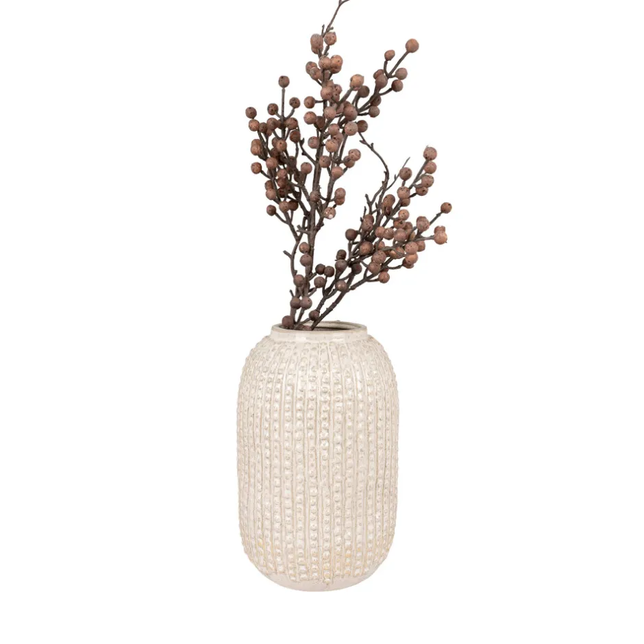 Discount House Nordic RIVAS Vase en grès H25,5cm