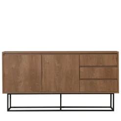 Clearance Drawer ROA Buffet 2 portes en bois et métal L140cm