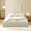 Online No name ROMEO Lit coffre en tissu chenille 180x200cm