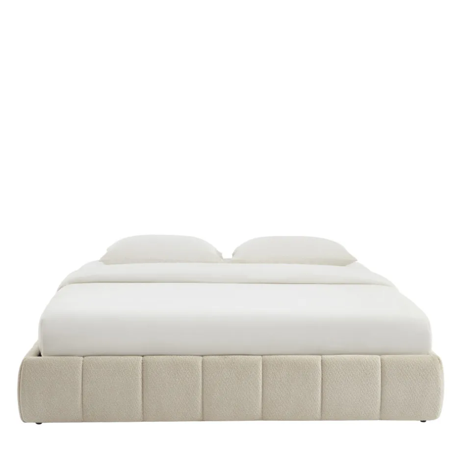 Online No name ROMEO Lit coffre en tissu chenille 180x200cm