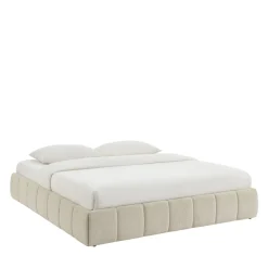 Online No name ROMEO Lit coffre en tissu chenille 180x200cm