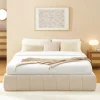 Outlet No name ROMEO Lit coffre en tissu chenille 160x200cm