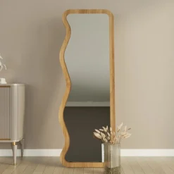 Sale Drawer RONDA Miroir sur pieds en bois 50x160cm