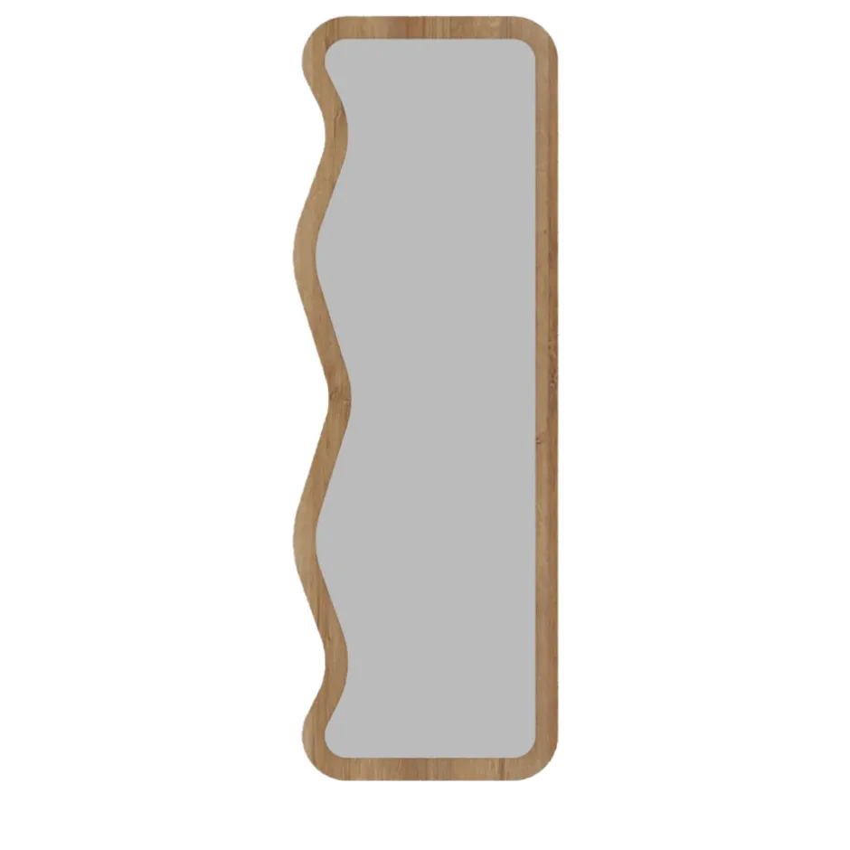Sale Drawer RONDA Miroir sur pieds en bois 50x160cm