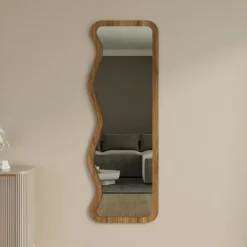 Sale Drawer RONDA Miroir sur pieds en bois 50x160cm