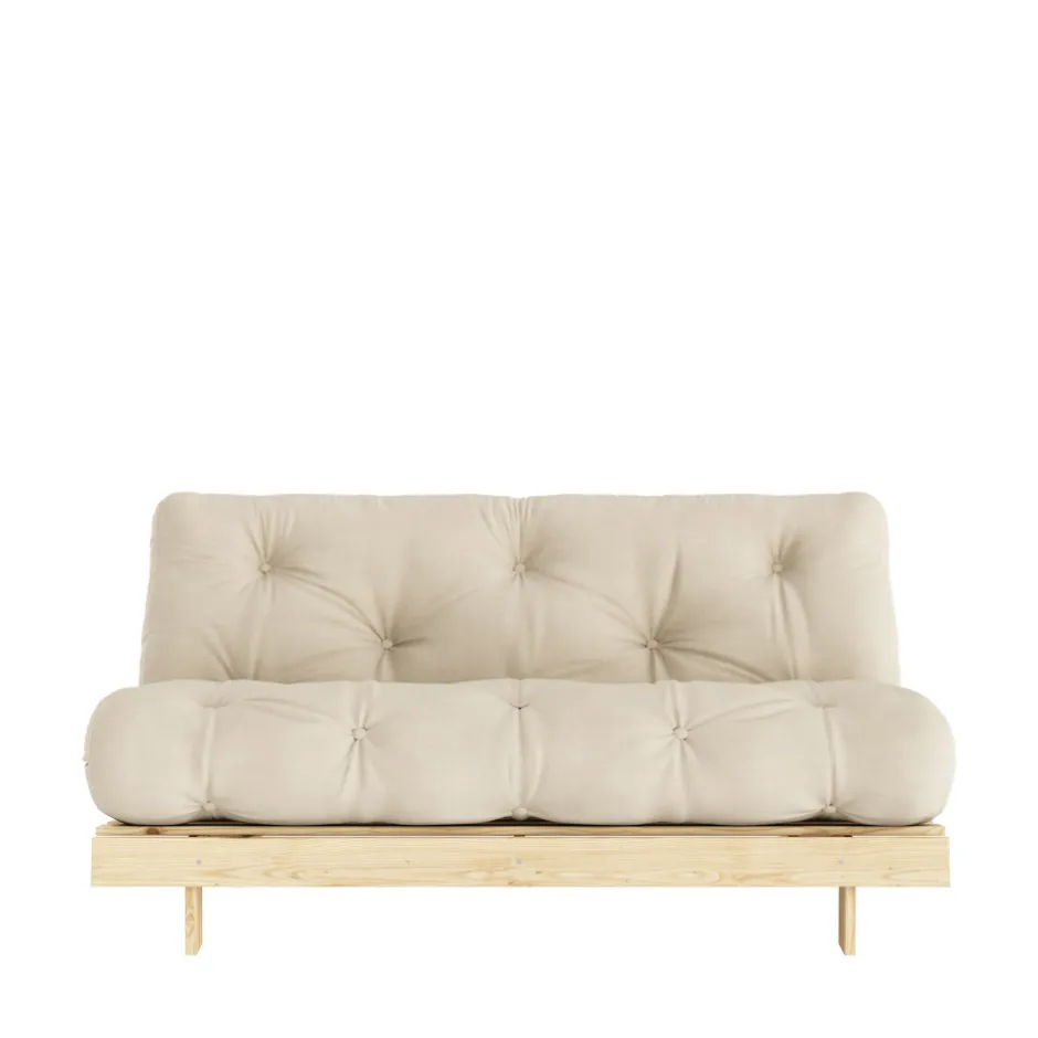 Online Karup Design ROOTS Canapé convertible 160x200cm en bois naturel et tissu