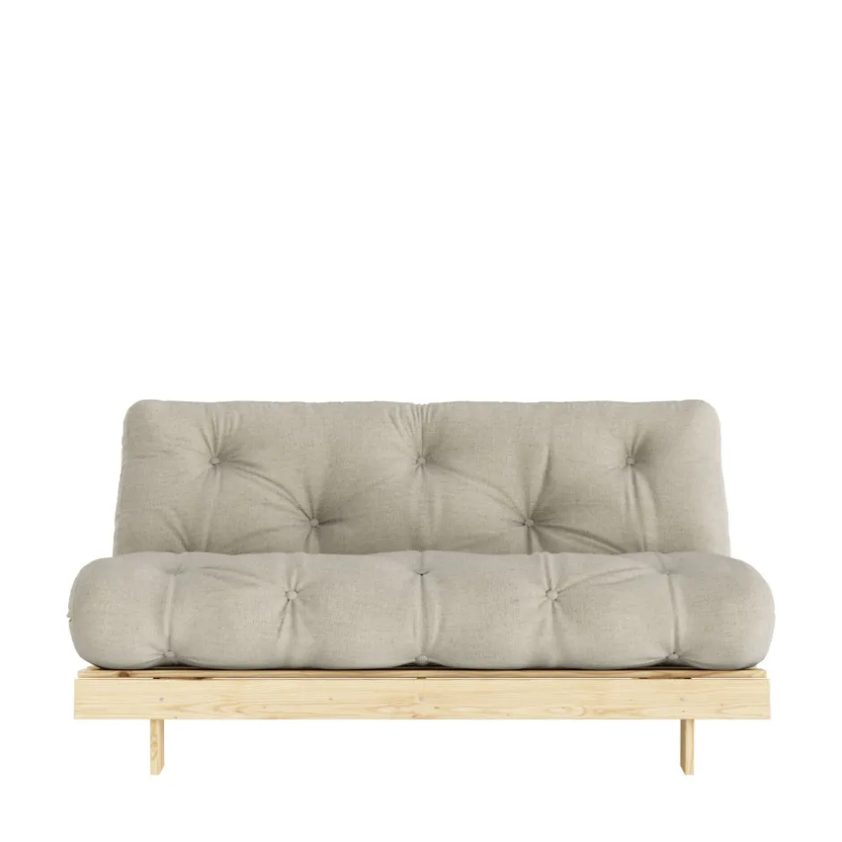 Online Karup Design ROOTS Canapé convertible 160x200cm en bois naturel et tissu