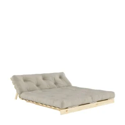 Online Karup Design ROOTS Canapé convertible 160x200cm en bois naturel et tissu