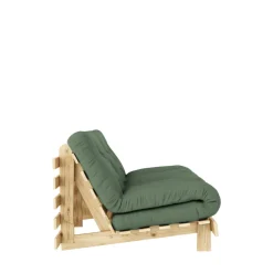 Online Karup Design ROOTS Canapé convertible 160x200cm en bois naturel et tissu