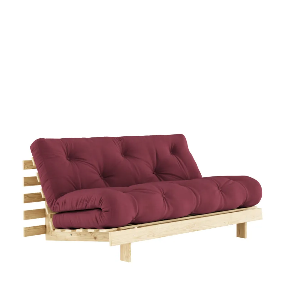 Online Karup Design ROOTS Canapé convertible 160x200cm en bois naturel et tissu