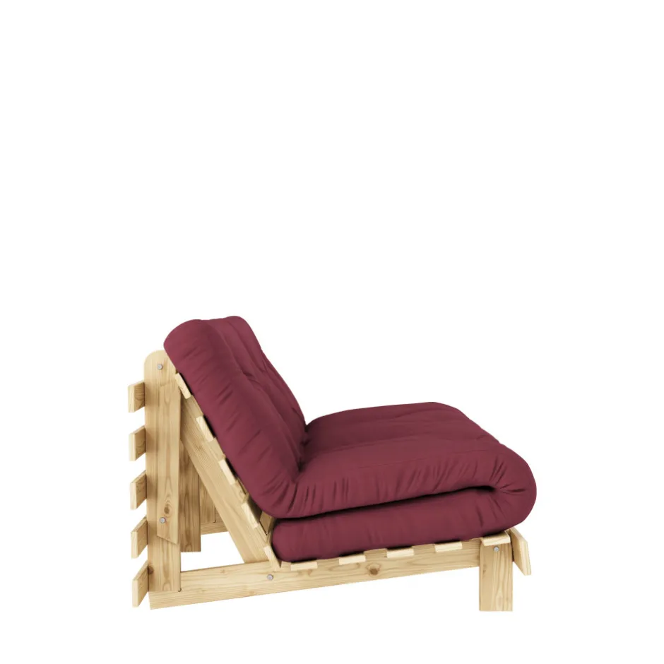 Online Karup Design ROOTS Canapé convertible 160x200cm en bois naturel et tissu