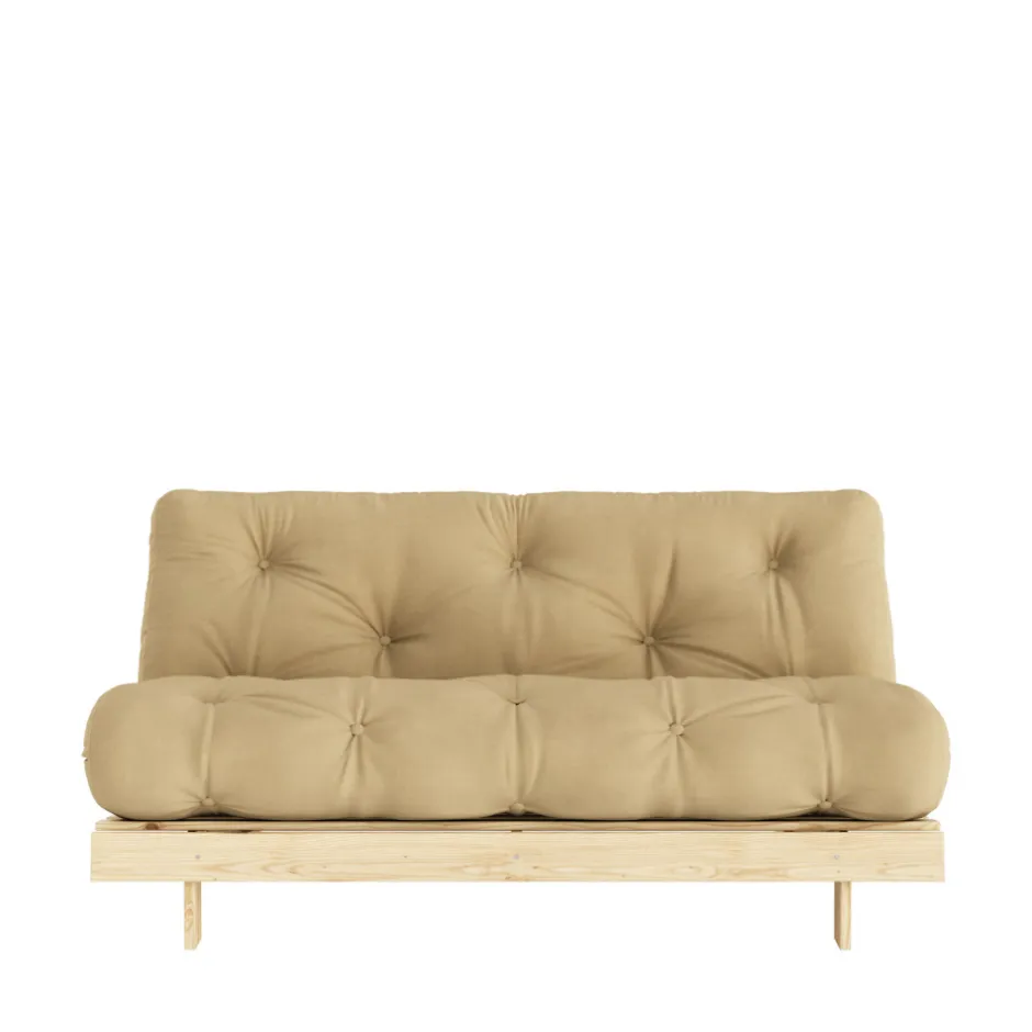 Online Karup Design ROOTS Canapé convertible 160x200cm en bois naturel et tissu