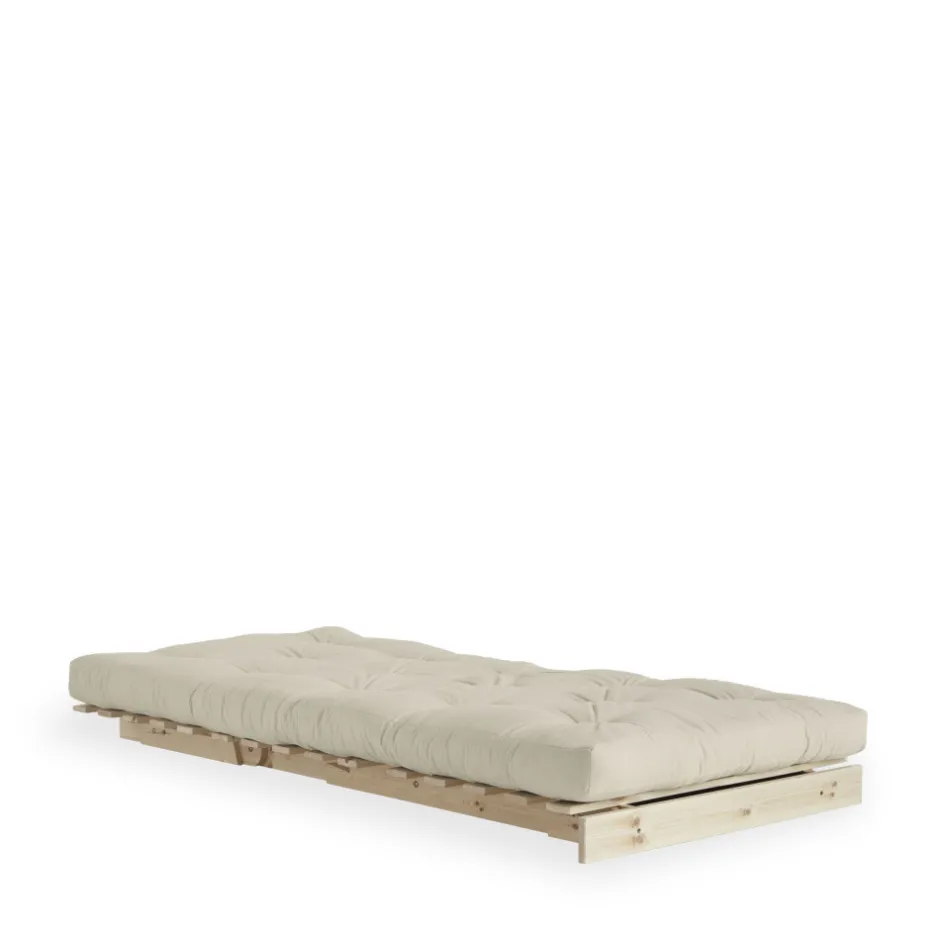 Hot Karup Design ROOTS Fauteuil convertible 90x200cm en bois naturel et tissu