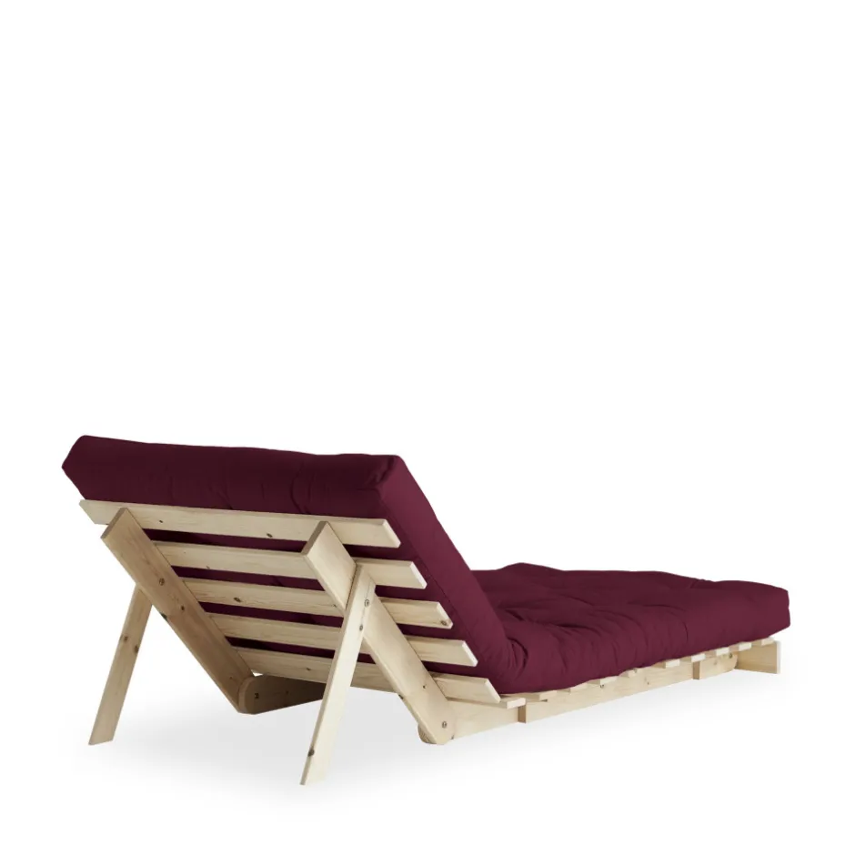 Hot Karup Design ROOTS Fauteuil convertible 90x200cm en bois naturel et tissu