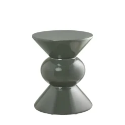 Best House Nordic ROSOLINA Table d'appoint ronde en fibre de verre 33,5x33.5cm