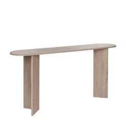 Online Drawer SAM Console ovale en effet travertin L150cm